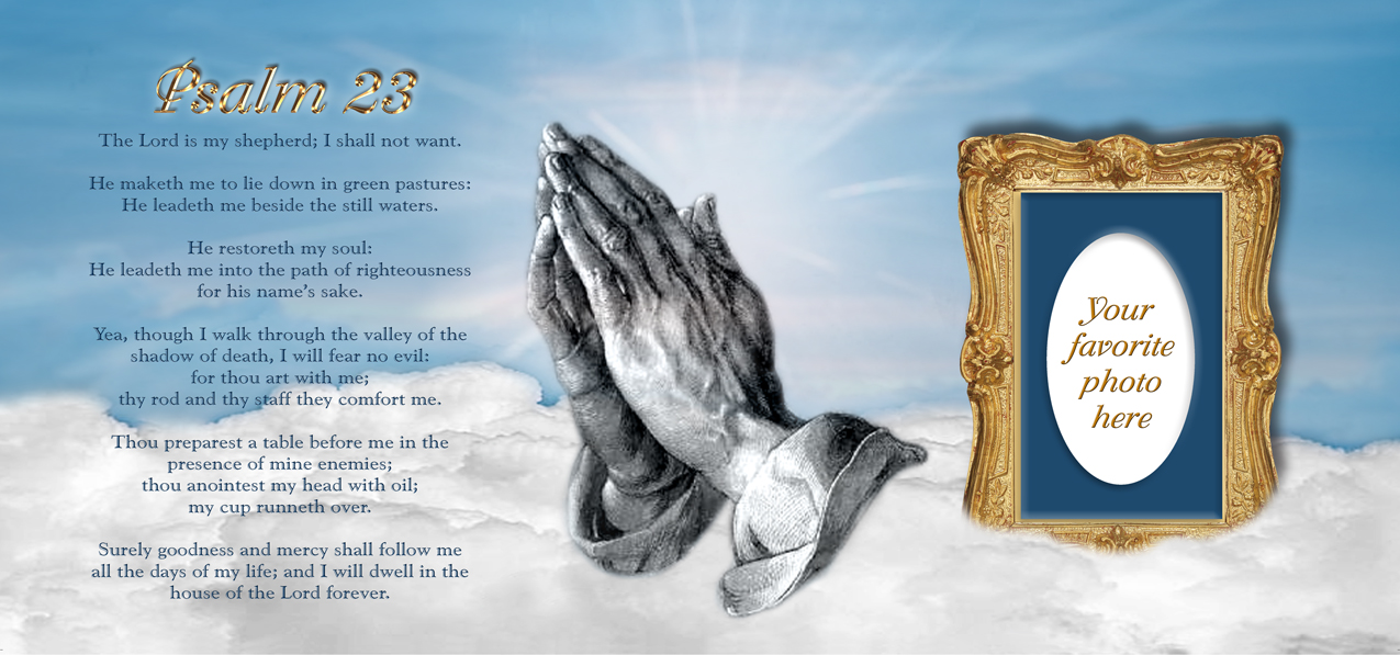 Psalm 23 Blue